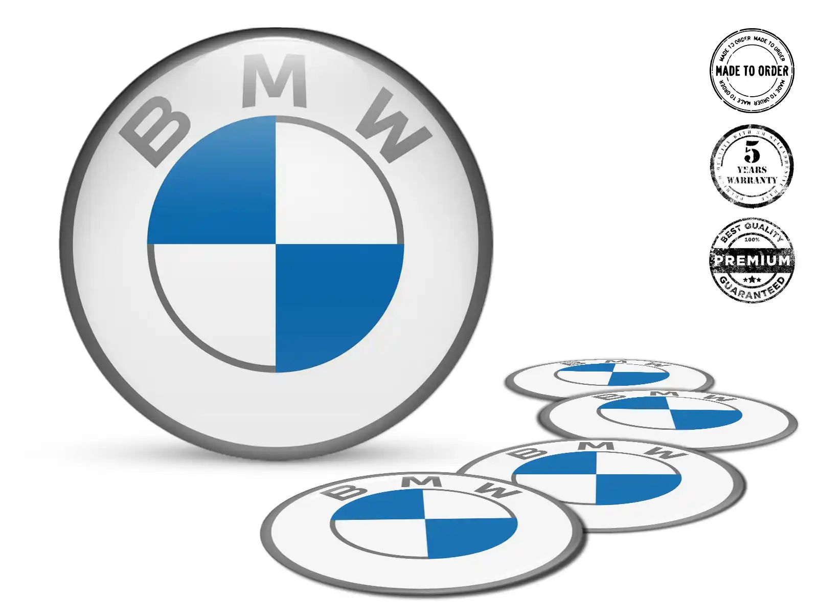 BMW Resin Domed Stickers Advanced Quantum Velocity Core